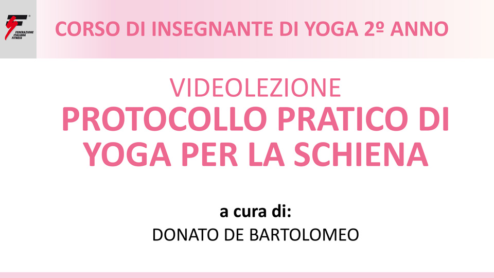 videolezione yoga per la schiena